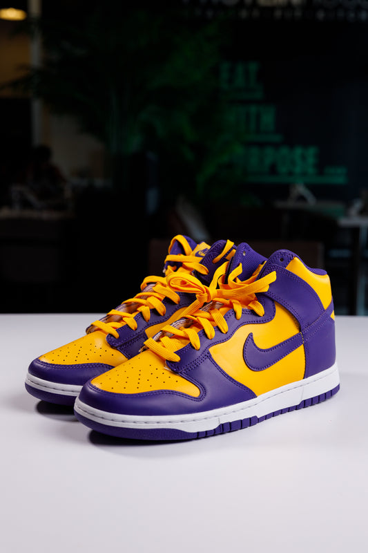 Nike Dunk High Lakers "Court Purple"