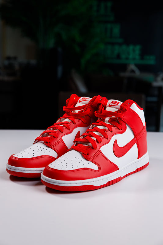 Nike Dunk High Championship White Red