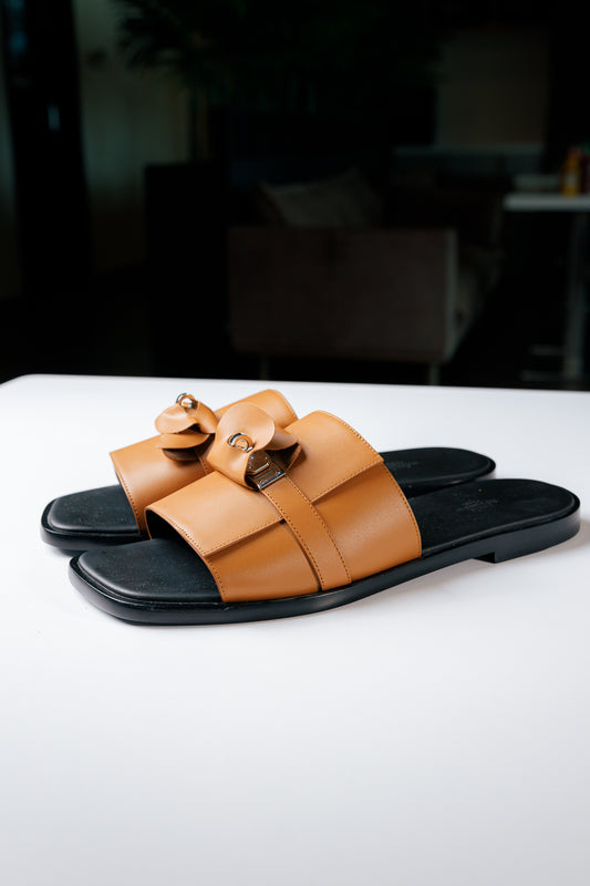 Hermes Sandals Brown